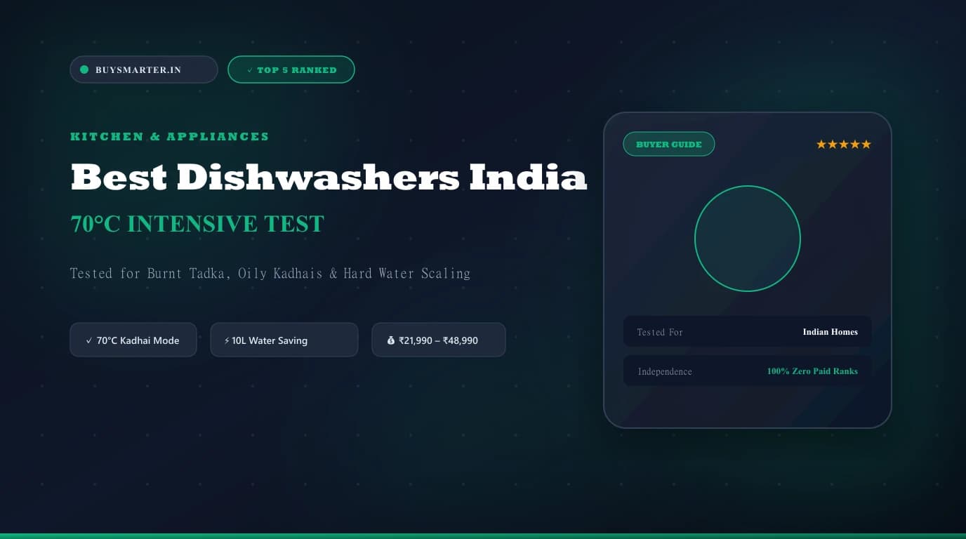 Best Dishwashers for Indian Utensils 2026: Tested for Oily Masalas & Kadhais